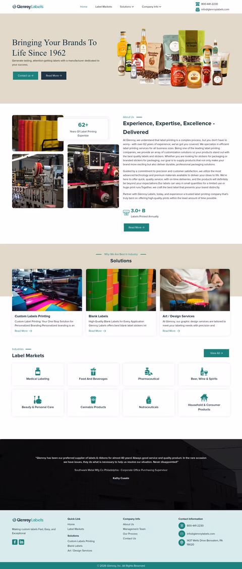 Glenroy-Labels Homepage 1440px