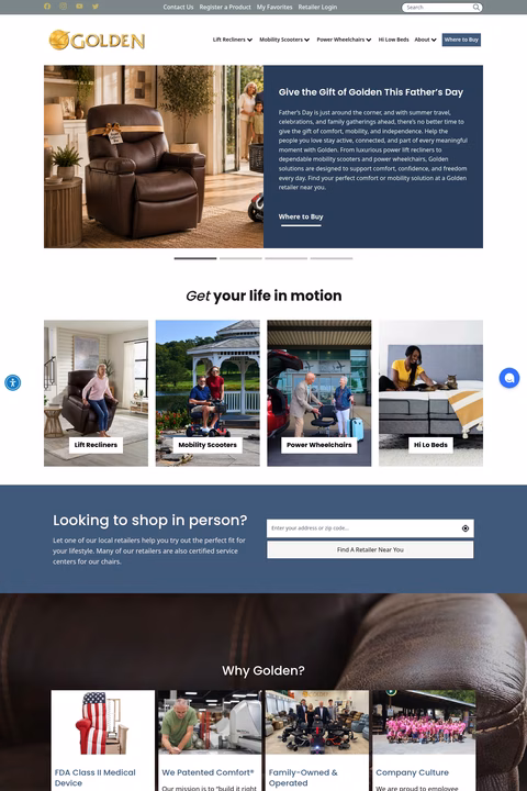 Golden-Technologies Homepage 1440px