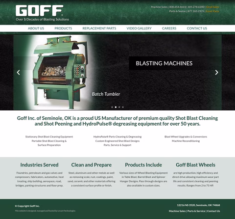 Goff Homepage 1440px