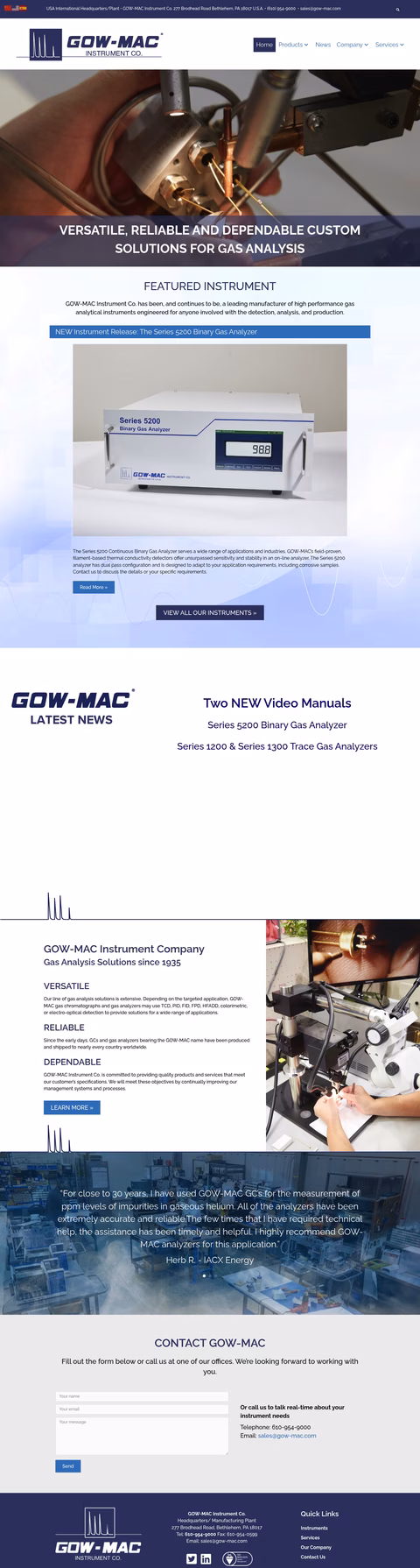Gow-Mac-Instrument-Company Homepage 1440px