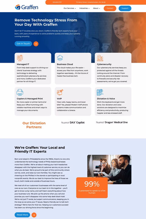 Graffen-Business-Systems Homepage 1440px