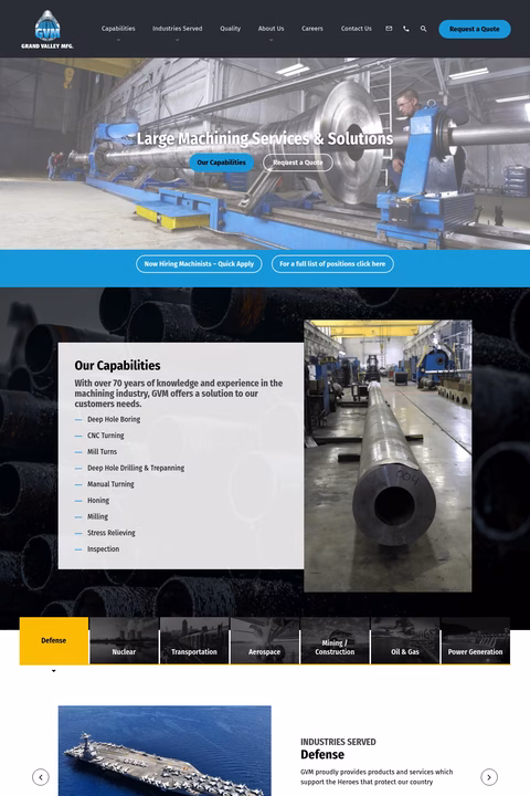 Grand-Valley-Manufacturing Homepage 1440px
