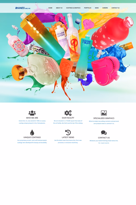 Hanes-Erie Homepage 1440px