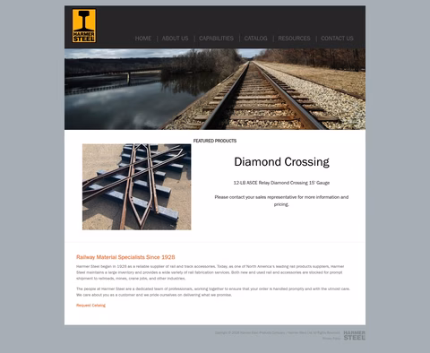 Harmer-Steel Homepage 1440px