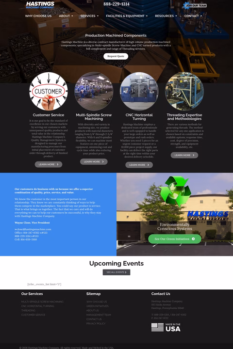 Hastings-Machine-Company Homepage 1440px