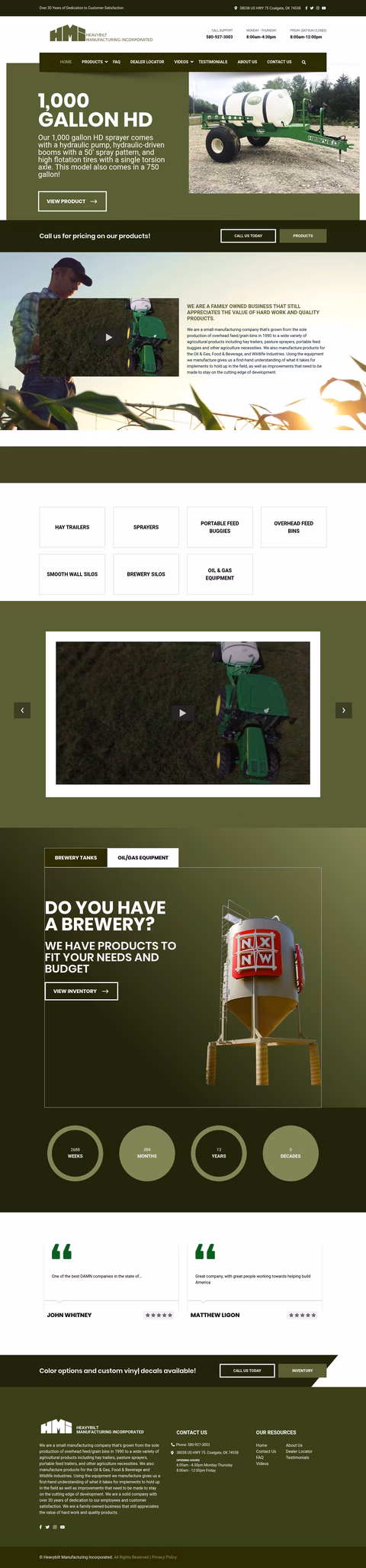 Heavybilt-Manufacturing Homepage 1440px
