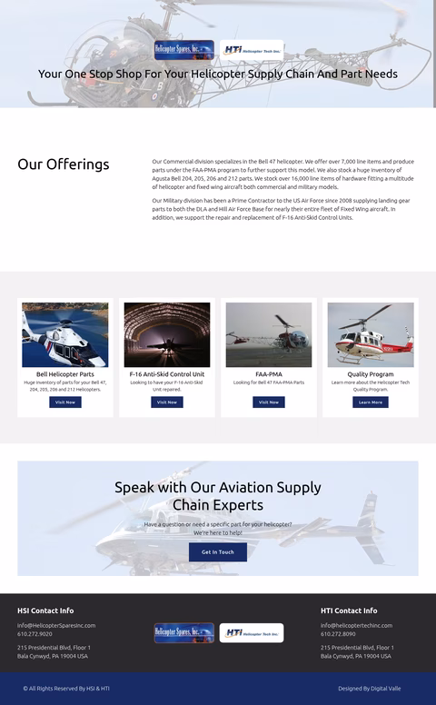 Helicopter-Tech-Inc Homepage 1440px