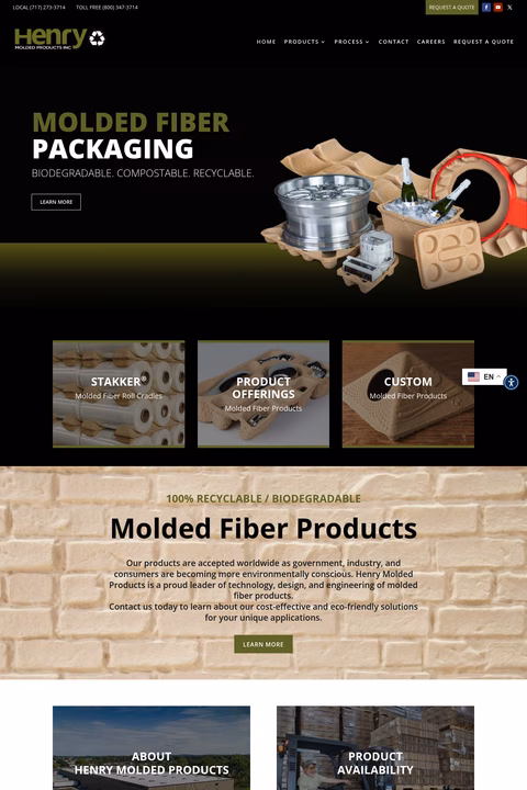 Henry-Molded-Products Homepage 1440px