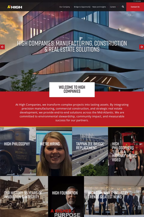 High-Companies Homepage 1440px