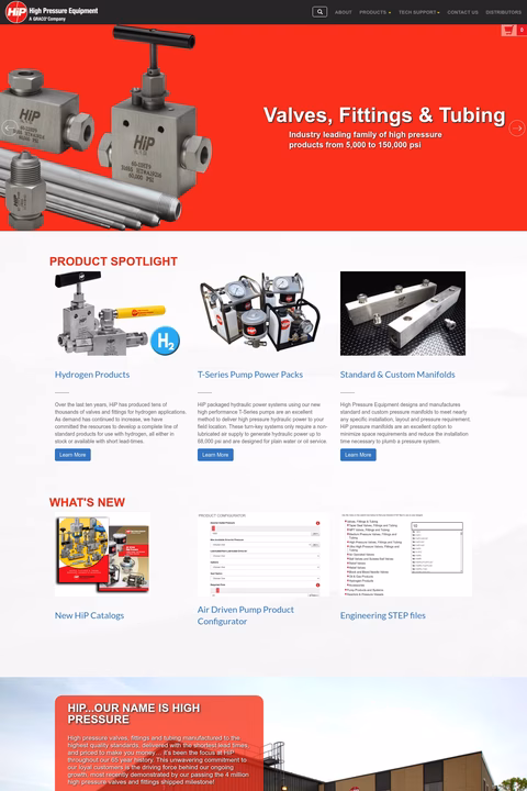 High-Pressure-Equipment Homepage 1440px
