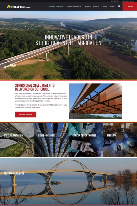 High-Steel-Structures Homepage 1440px