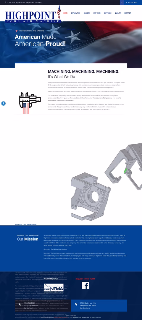 Highpoint-Tool-Machine Homepage 1440px