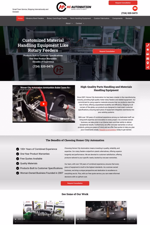 Homer-City-Automation Homepage 1440px