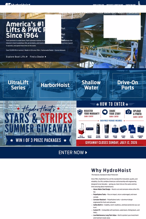 Hydrohoist-Boat-Lifts Homepage 1440px