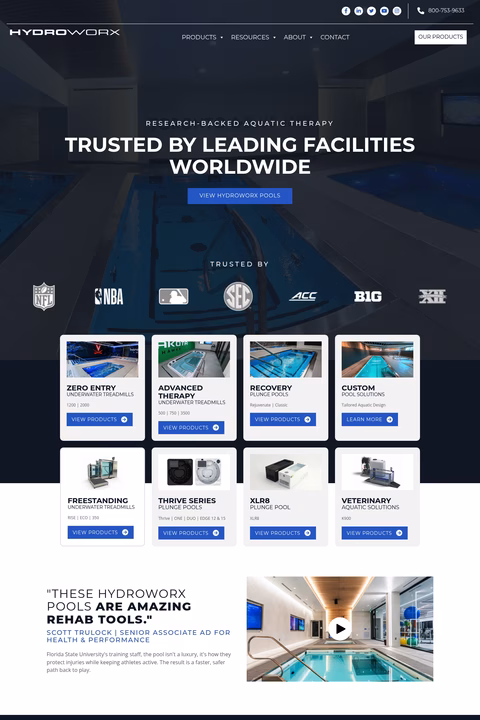 Hydroworx Homepage 1440px