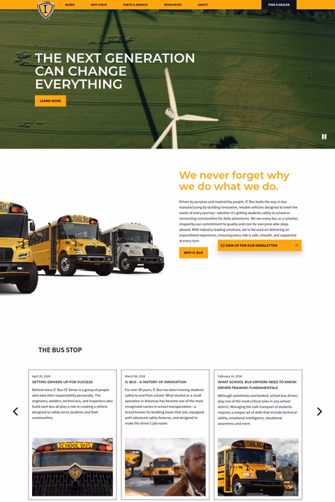 Ic-Bus Homepage 1440px