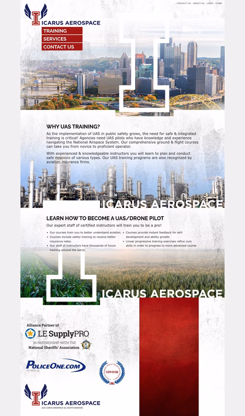 Icarus-Aerospace Homepage 1440px