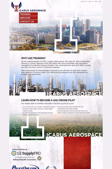 Icarus-Aerospace Homepage 1440px