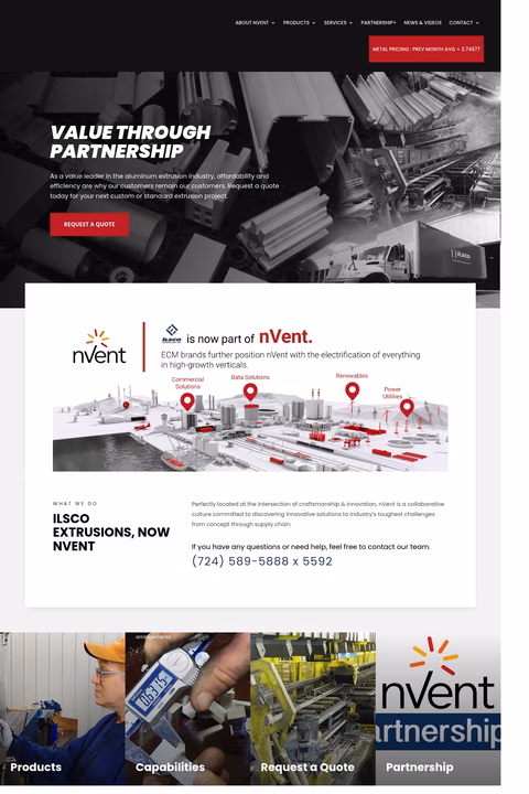 Ilsco-Extrusions Homepage 1440px