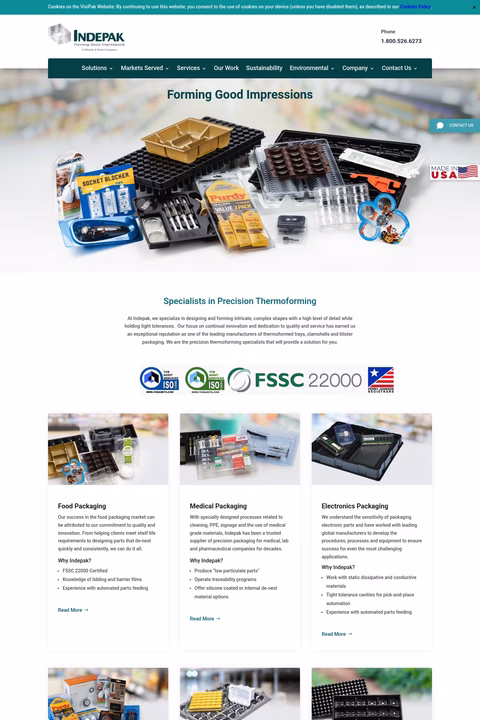 Indepak Homepage 1440px