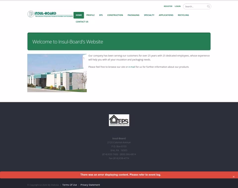 Insul-Board Homepage 1440px