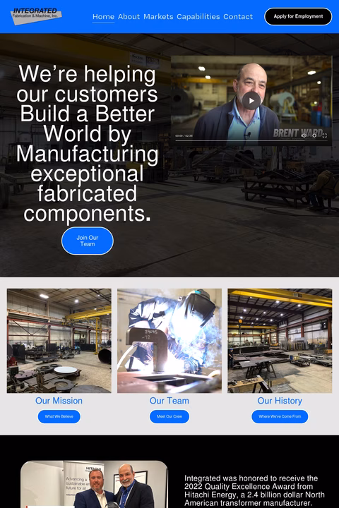 Integrated-Fabrication-Machine Homepage 1440px