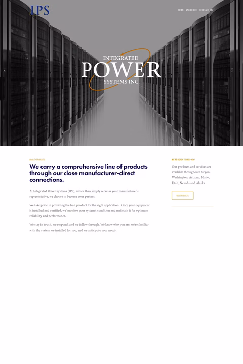 Integrated-Power-Systems Homepage 1440px
