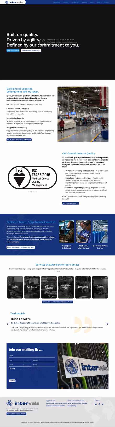 Intervala Homepage 1440px