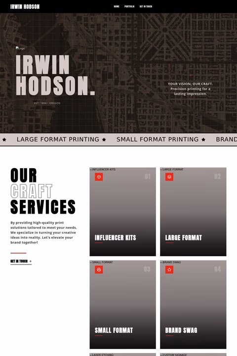 Irwin-Hodson Homepage 1440px