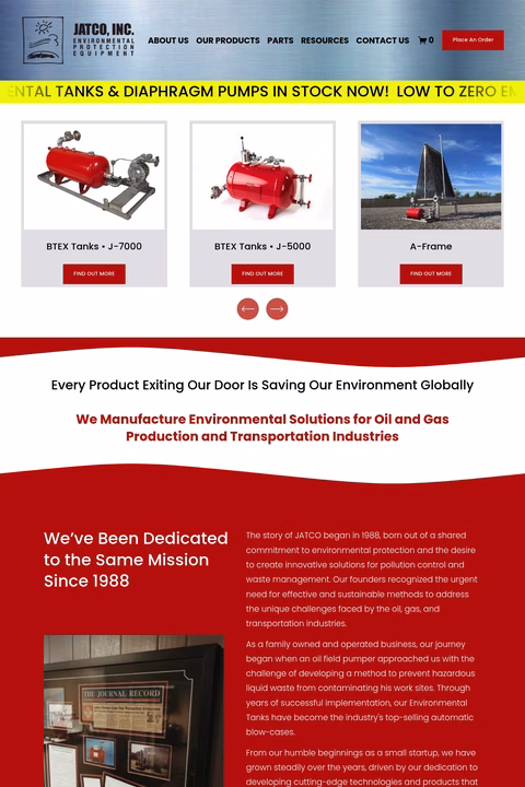 Jatco Homepage 1440px