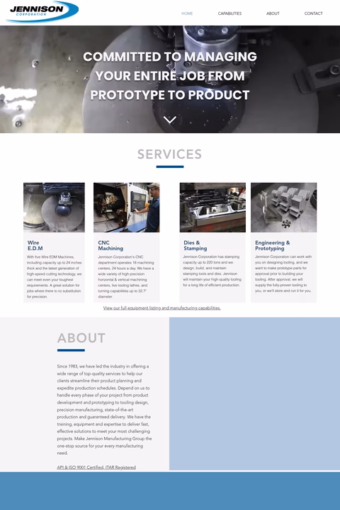 Jennison-Corporation Homepage 1440px