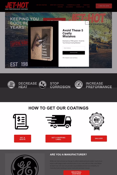 Jet-Hot-High-Performance-Coatings Homepage 1440px