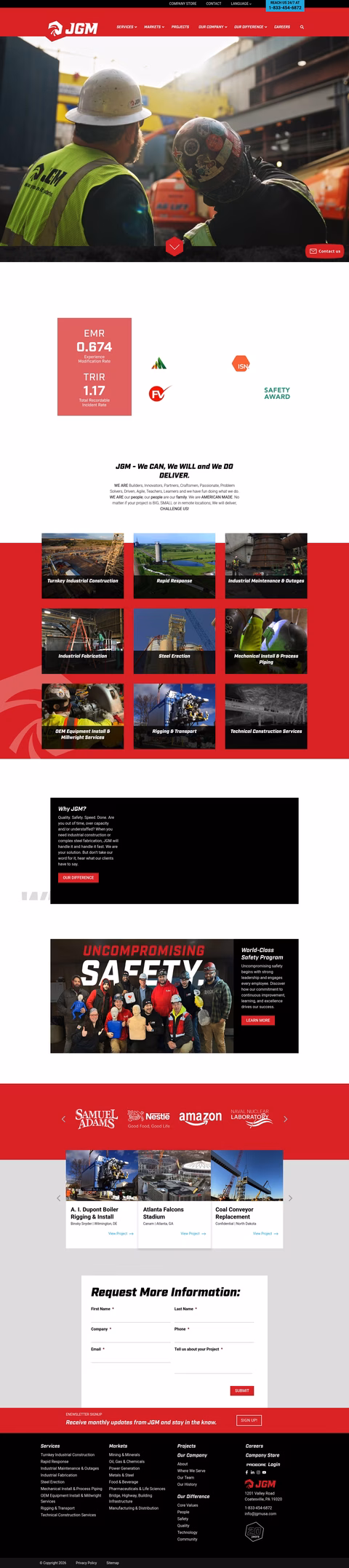 Jgm-Steel-Fabrication-Construction Homepage 1440px