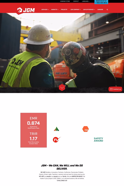 Jgm-Steel-Fabrication-Construction Homepage 1440px