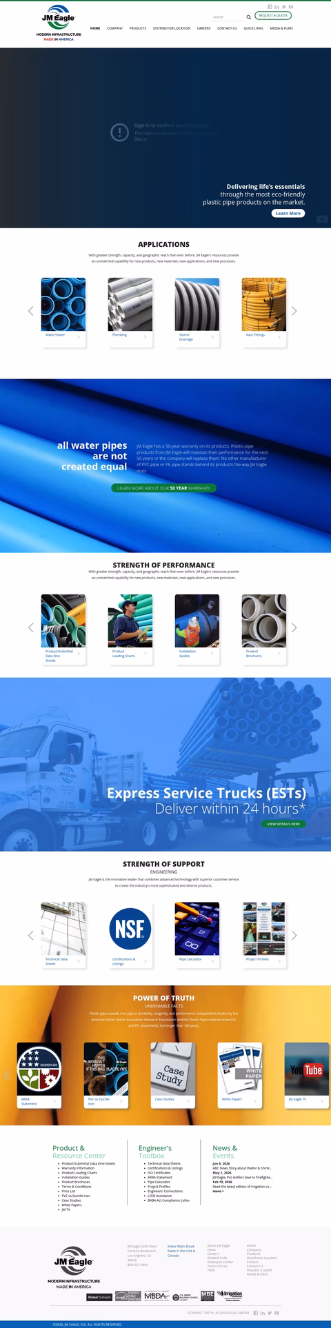 Jm-Eagle Homepage 1440px