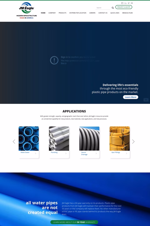 Jm-Eagle Homepage 1440px