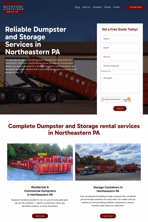 Keystone-Container Homepage 1440px