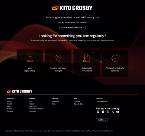 Kito-Crosby Homepage 1440px