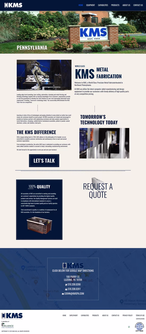 Kms-Metal-Fabrication Homepage 1440px