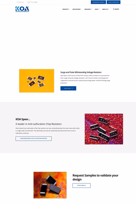 Koa-Speer-Electronics Homepage 1440px