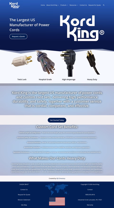 Kord-King Homepage 1440px