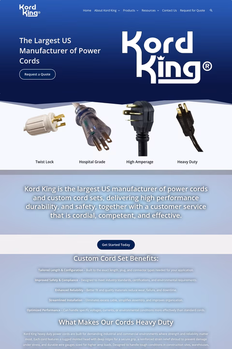 Kord-King Homepage 1440px