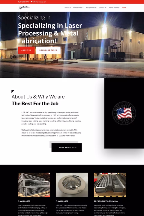 L-E-F-Inc Homepage 1440px