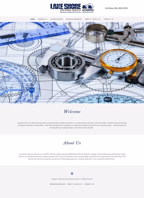 Lake-Shore-Industrial-Services Homepage 1440px
