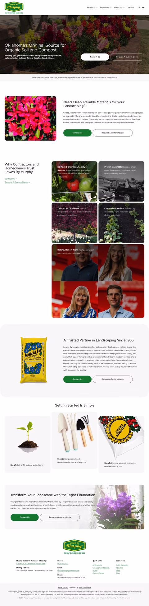 Lawns-By-Murphy Homepage 1440px
