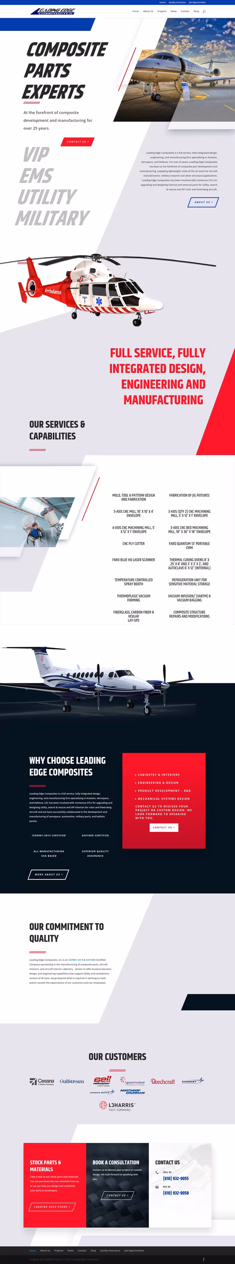 Leading-Edge-Composites Homepage 1440px