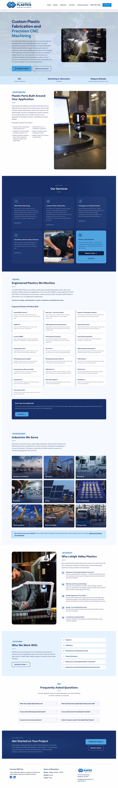 Lehigh-Valley-Plastics Homepage 1440px