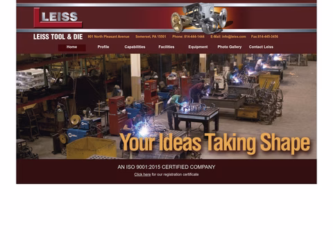Leiss-Tool-Die Homepage 1440px