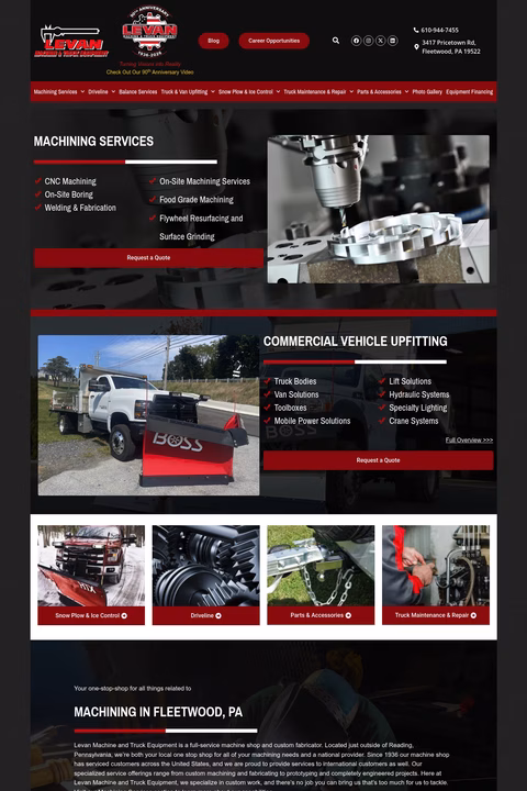 Levan-Machine-Truck-Equipment Homepage 1440px