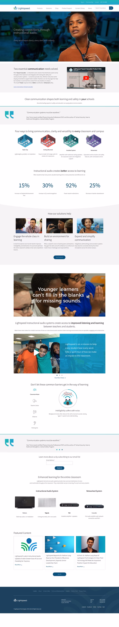 Lightspeed-Technologies Homepage 1440px